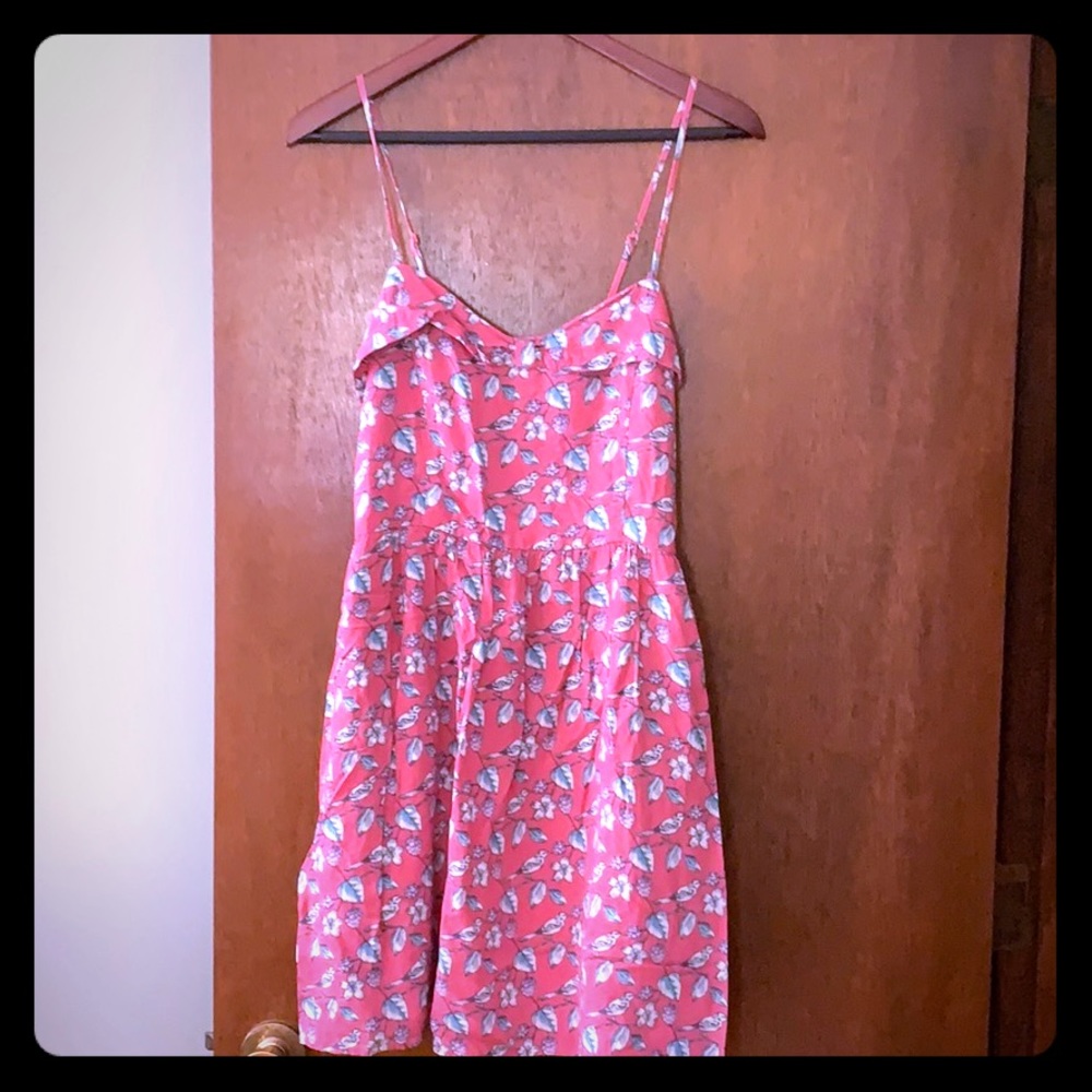 🌷 LC Lauren Conrad 🌷 Pink Dress with Birds